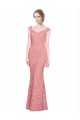 Buy Sweetheart Mermaid Long Lace Bridesmaid Dress / Prom Dress with Wide Straps UK