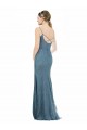 Buy Deep V-Neck All Over Chantilly Lace Bridesmaid Dress with Criss Cross Open Back UK
