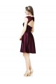 Buy Short Knee Length Lace Cocktail Bridesmaid Dress with Square Neck UK
