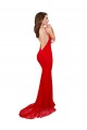 Buy High Neck Long Formal Lace Bridesmaid Dress / Prom Dress with Open Back Straps UK
