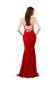 Buy Low Back V-Neckline Floor Length Formal Lace Bridesmaid Dress / Prom Dress UK