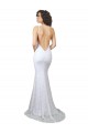 Buy High Neck Backless Lace Wedding Dress with Plunging Low Back UK