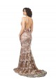 Buy Fishtail Shaped V-Neck Embroidered Foral Lace Wedding Dress UK
