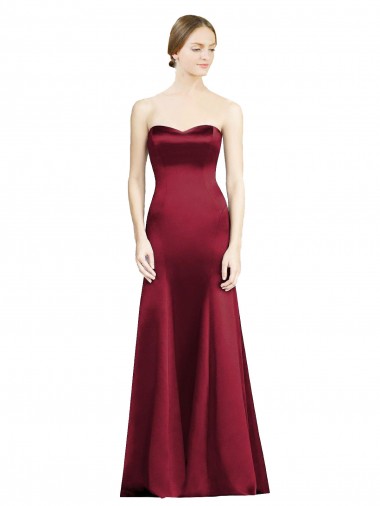Buy Sweetheart Neckline Bridemaid Dress with Hips Seamed Detail UK