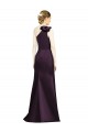 Buy Full Length One Shoulder Satin Bridesmaid Dress with Bow Shoulder Detail UK