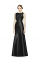 Buy Full Length Mermaid Long Satin Bridesmaid Dress with Keyhole Back UK