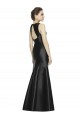 Buy Full Length Mermaid Long Satin Bridesmaid Dress with Keyhole Back UK