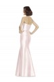 Buy Long Sweetheart Satin Bridesmaid Dress with Slim Beaded Sash UK
