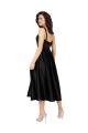 Buy Short Cocktail Length Square Neck Satin Bridesmaid Dress / Prom Dress with Beading UK