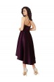 Buy Elegant High Low Satin Bridesmaid Dress / Prom Dress with Criss Cross Back UK