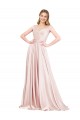 Buy A-Line Off the Shoulder Sweetheart Formal Satin Bridesmaid Dress / Prom Dress UK