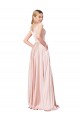 Buy A-Line Off the Shoulder Sweetheart Formal Satin Bridesmaid Dress / Prom Dress UK