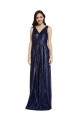 Buy Long V-Neck Sparking Formal Sequin Bridesmaid Dress / Prom Dress with Low V-Back UK