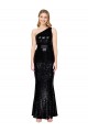 Buy Draped One Shoulder Long Full Length Formal Sequin Bridesmaid Dress / Prom Dress UK