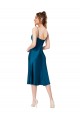 Buy Midi Cocktail Length Silky Satin Bridesmaid Dress / Prom Dress UK