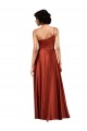 Buy Sophisticated One Shoulder Formal Silky Satin Bridesmaid Dress / Prom Dress with Full Skirt UK