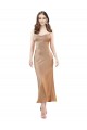 Buy Cowl Neck Formal Silky Satin Midi Length Bridesmaid Dress / Cocktail Prom Dress Low Back UK