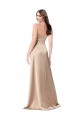 Buy Formal Silky Satin Bridesmaid Dress / Prom Dress with Draped Surplice Bodice UK