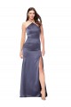 Buy Fit and Flare Formal Silky Satin Bridesmaid Dress / Prom Dress UK