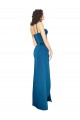 Buy Full Length Bustier Style Long Formal Silky Satin Bridesmaid Dress / Prom Dress with Low Back UK