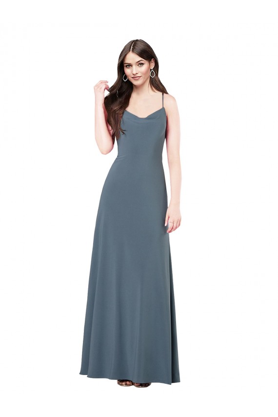 Buy Classic Spandex Bridesmaid Dress / Prom Dress with Scoop Neckline UK