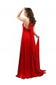 Buy High Slit A-Line Halter Long Formal Spandex Bridesmaid Dress / Prom Dress Open Back UK