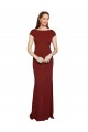 Buy Cap Sleelves Mermaid Formal Crepe Bridesmaid Dress / Prom Dress Keyhole Back UK