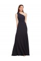 Buy Fit and Flare Formal Crepe Bridesmaid Dress / Prom Dress with One Shoulder UK