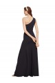 Buy Fit and Flare Formal Crepe Bridesmaid Dress / Prom Dress with One Shoulder UK