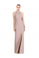 Buy High Neck Cutout Halter Trumpet Bridesmaid Dress UK