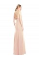 Buy V-Spaghetti Strap Open Back Bateau Neck Trumpet Bridesmaid Dress / Prom Dress UK