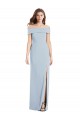 Buy Cuffed Off the Shoulder Long Trumpet Bridesmaid Dress / Prom Dress UK