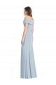 Buy Cuffed Off the Shoulder Long Trumpet Bridesmaid Dress / Prom Dress UK