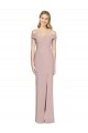 Buy Off the Shoulder Criss Cross Back Trumpet Bridesmaid Dress / Prom Dress UK