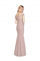 Buy Off the Shoulder Criss Cross Back Trumpet Bridesmaid Dress / Prom Dress UK