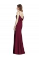 Buy Open Cowl Back Bateau Neck Trumpet Bridesmaid Dress UK