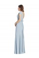 Buy Bateau Neck Cap Sleeves Open Back Trumpet Bridesmaid Dress / Prom Dress UK