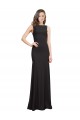 Buy Sleeveless Bateau Neckline Crepe Bridesmaid Dress / Prom Dress with Twist Back UK