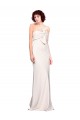 Buy Strapless Crepe Fitted Bridesmaid Dress / Prom Dress with Twist Bow UK