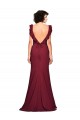 Buy Crepe Slip Bridesmaid Dress / Prom Dress with Ruffled Straps UK