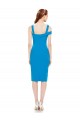 Buy Sleeveless Formal Crepe Cocktail Dress / Homecoming Dress with Keyhole Off The Shoulder Detailing UK