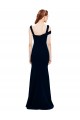 Buy Sleeveless Formal Crepe Mermaid Bridesmaid Dress / Prom Dress with Side Slit UK