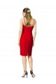 Buy Sleeveless Sheath Sweetheart Neckline Formal Crepe Bridesmaid Dress / Prom Homecoming Dress UK