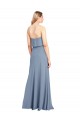 Buy High Neck Sheath Sleeveless Stretch Formal Crepe Bridesmaid Dress / Prom Dress UK