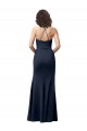 Buy Sweetheart Fit and Flare Stretch Formal Crepe Bridesmaid Dress / Prom Dress with Side Slit and Strappy Back UK