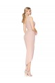 Buy Knee Length Short Formal Crepe Bridesmaid Dress / Prom Dress UK