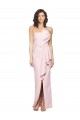Buy Strapless Long Full Length Ruffles Low Back Formal Crepe Bridesmaid Dress / Prom Dress UK