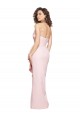 Buy Strapless Long Full Length Ruffles Low Back Formal Crepe Bridesmaid Dress / Prom Dress UK