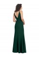Buy Form Fitting Stretch Formal Crepe A-Line Bridesmaid Dress / Prom Dress UK