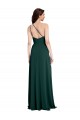 Buy A-Line Slim One Shoulder Formal Crepe Bridesmaid Dress / Prom Dress with Asymmetrical Straps and Side Slit UK